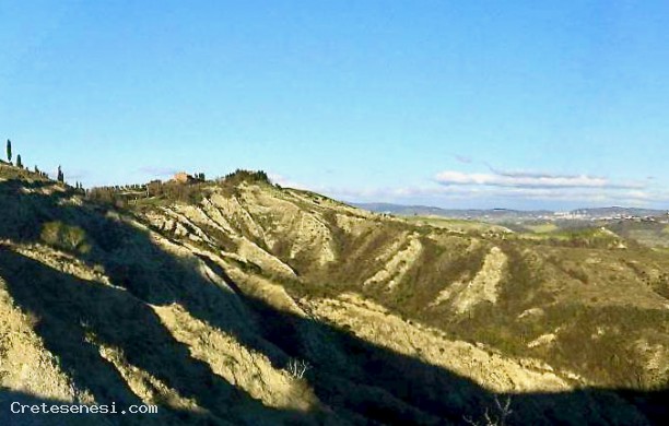 Strada bianca di Montauto da Lucignano d'Arbia ad Asciano